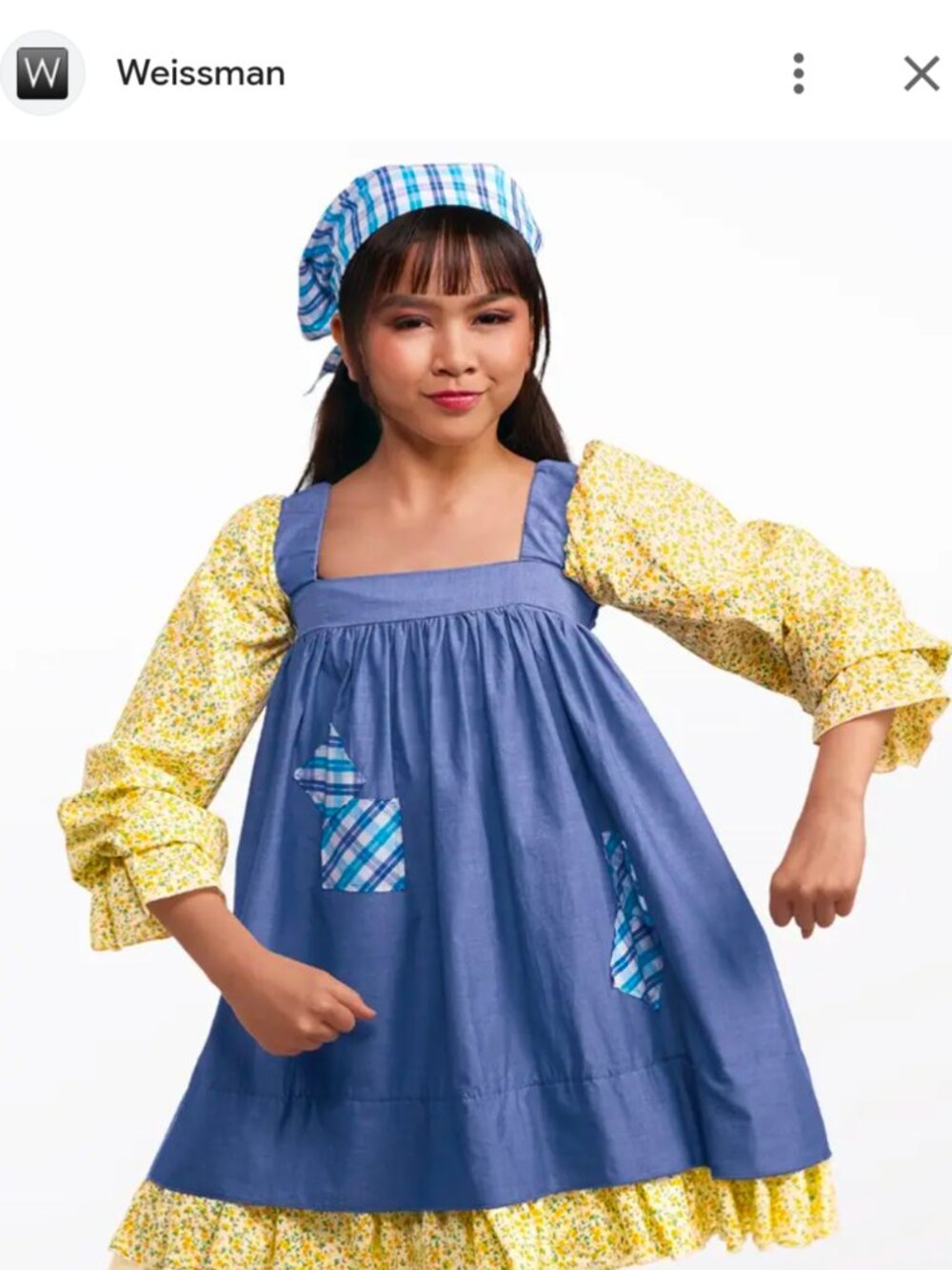 Weissman MC It's a Hard Knock Life dress.